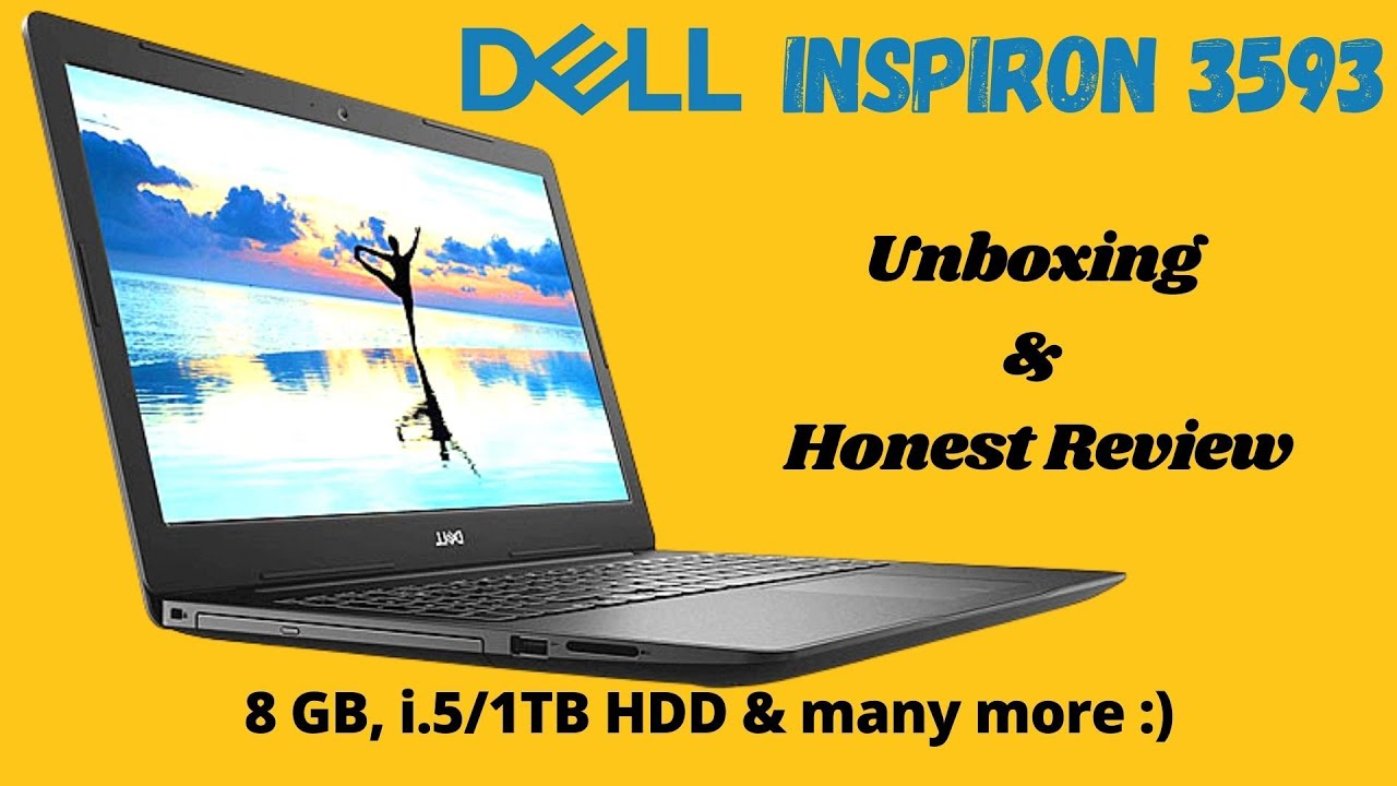 Unboxing & review of DELL Inspiron 3593 i5 10th Gen | 1TB HDD and 256 SSD | Technical Gyan