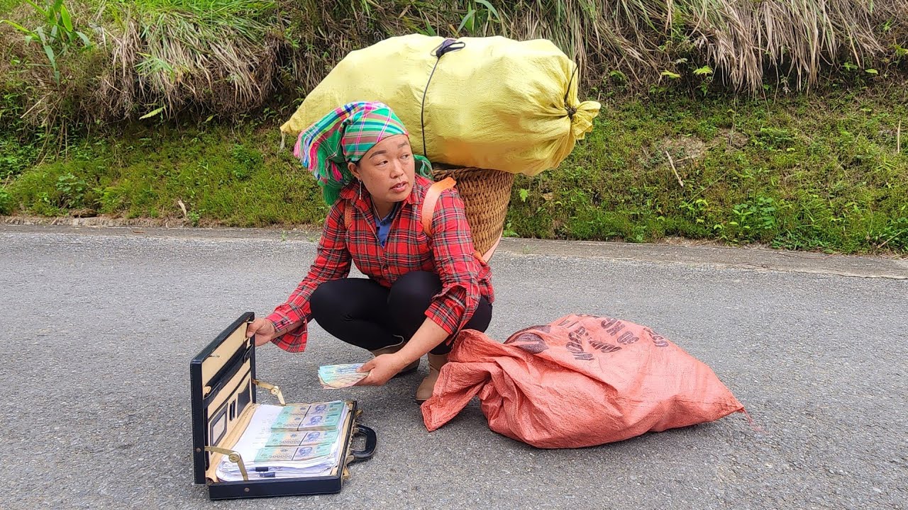 The Girl Picked Up Trash On The Side Of The Road And Found A Suitcase Containing A Lot Of Money?