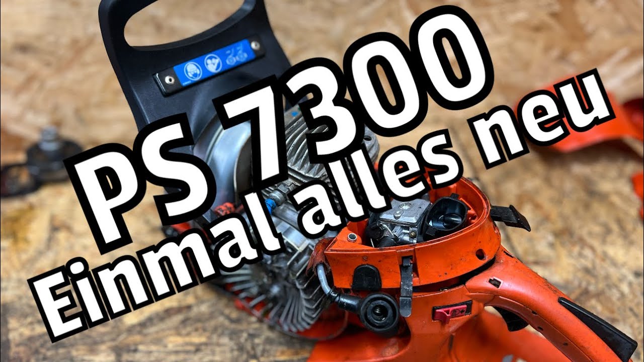 Dolmar PS 7300 | Auspuff, Tank  , Federn & Hebel für Kettenbremse erneuern