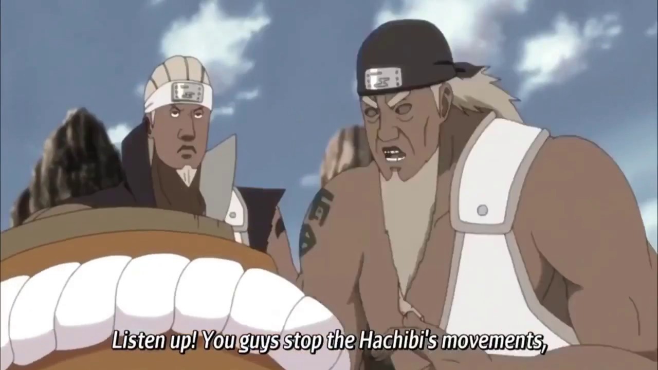 Third Raikage Seals Away Eight Tails After It Is Unleashed