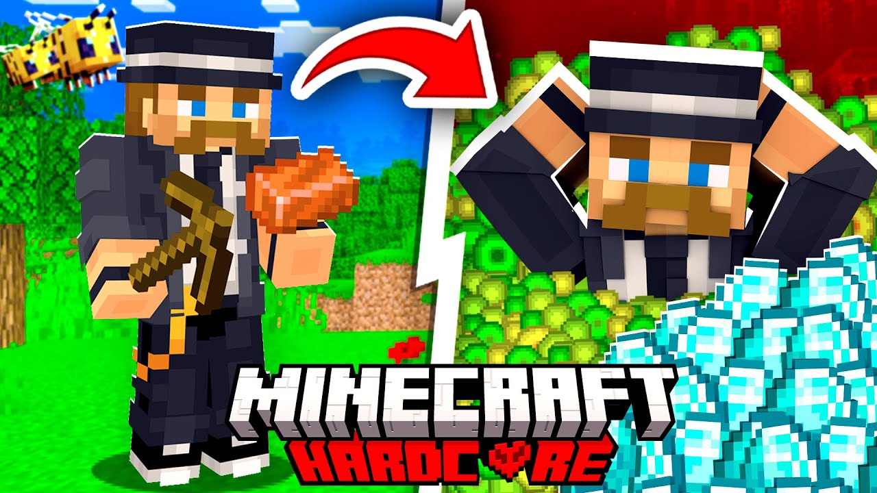 CEL MAI BUN INCEPUT PE MINECRAFT HARDCORE