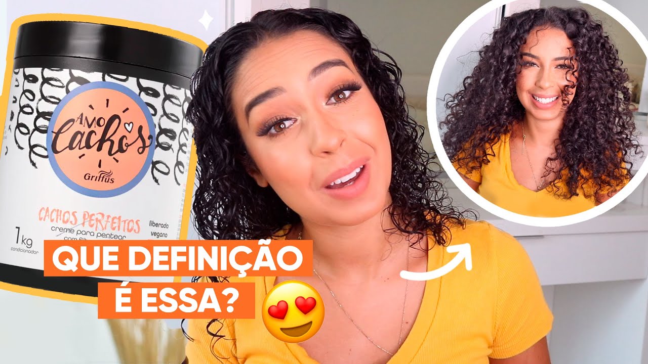 FINALIZAÇÃO COM O CREME AMO CACHOS DA GRIFFUS + DAY AFTER | JULIANA LOUISE