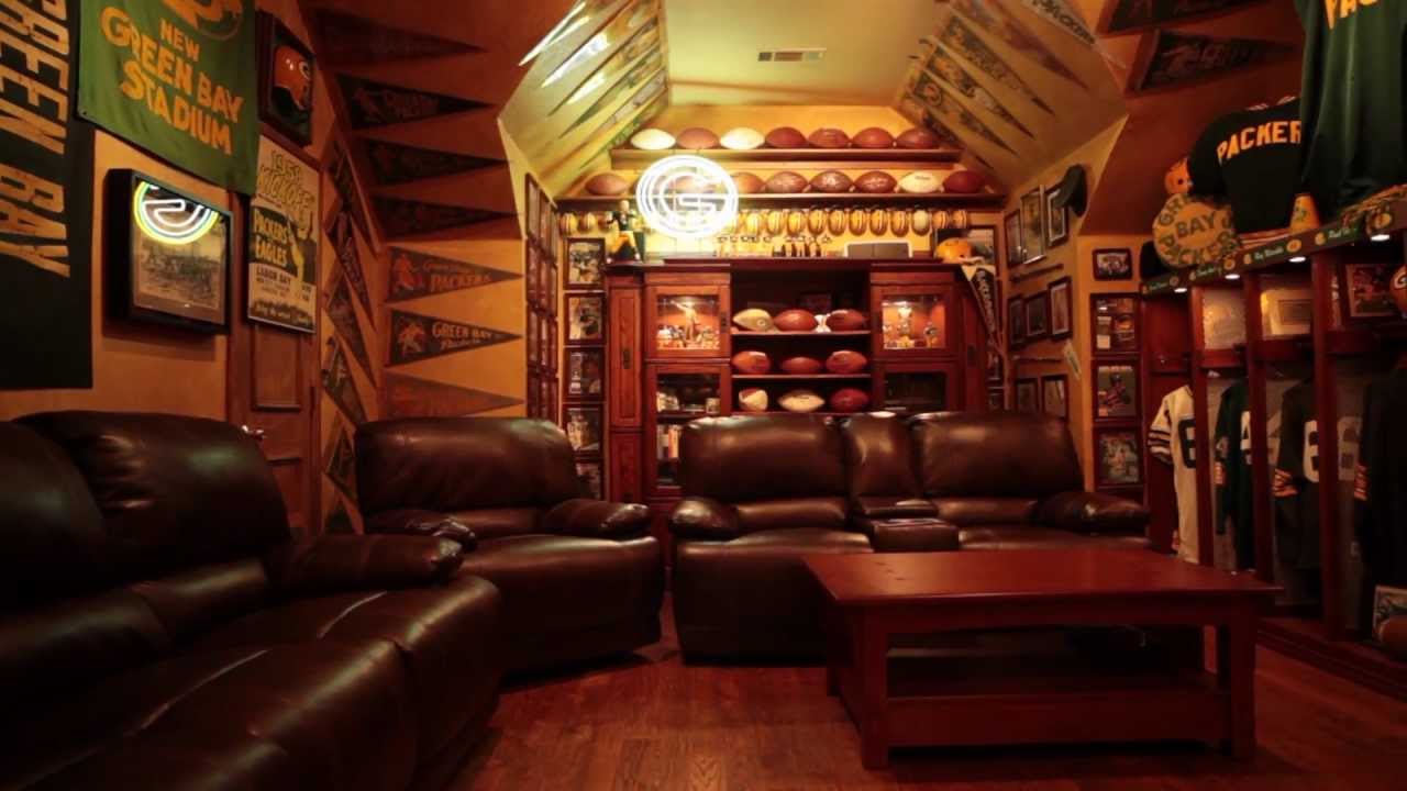 The Ultimate Green Bay Packers Fan Cave