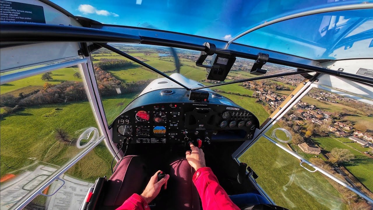 Full Eurofox flights - Short Strip Flying