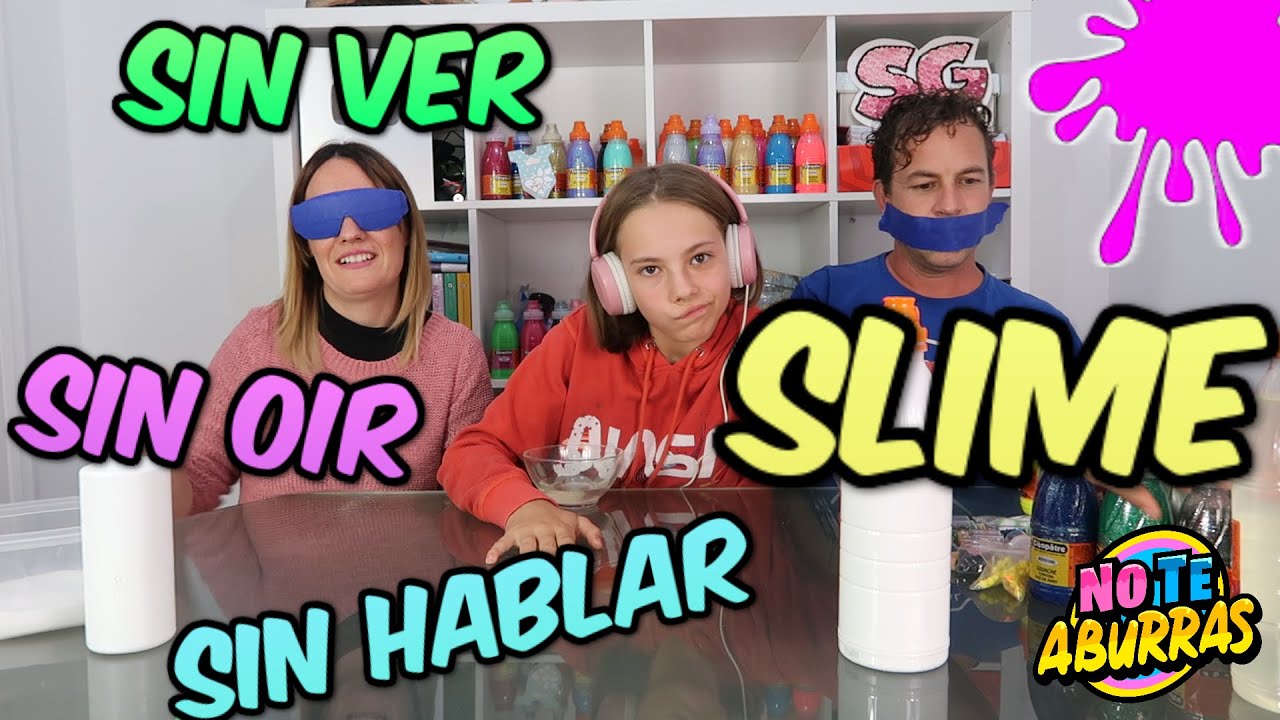 SLIME SIN HABLAR,SIN VER Y SIN OIR! Y Denia del canal @SuperGuay /El Papi es un IMPOSTOR! Me enfado!