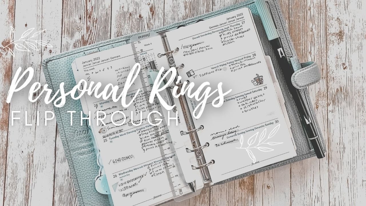 Personal Rings Flip Through | Filofax Finsbury