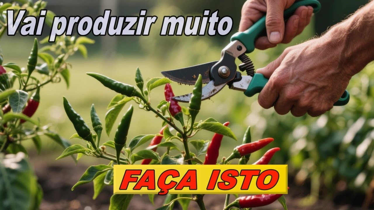 SEGREDO PARA PIMENTEIRA PRODUZIR O ANO TODO! CONHECIMENTO DOS ANTIGOS!! 🌟 🌶️🌿