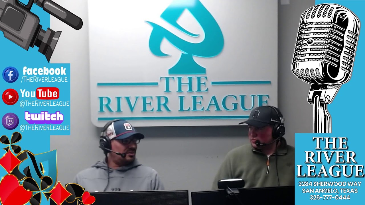 1/3 Cash Game Live at The River League!