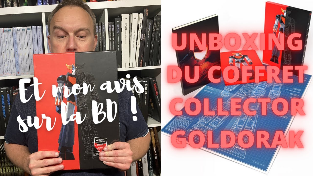 Unboxing - présentation du coffret collector de la BD GOLDORAK et mon avis