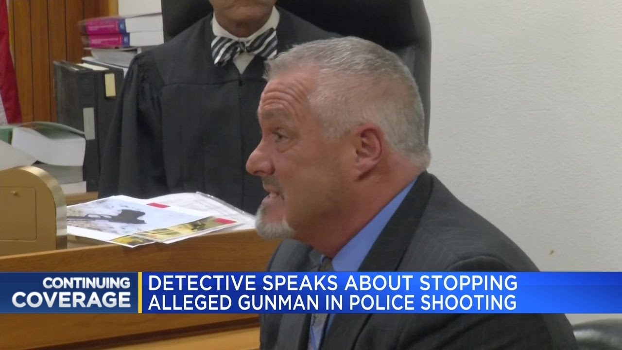 Detective speaks about stopping alleged gunman in police shooting