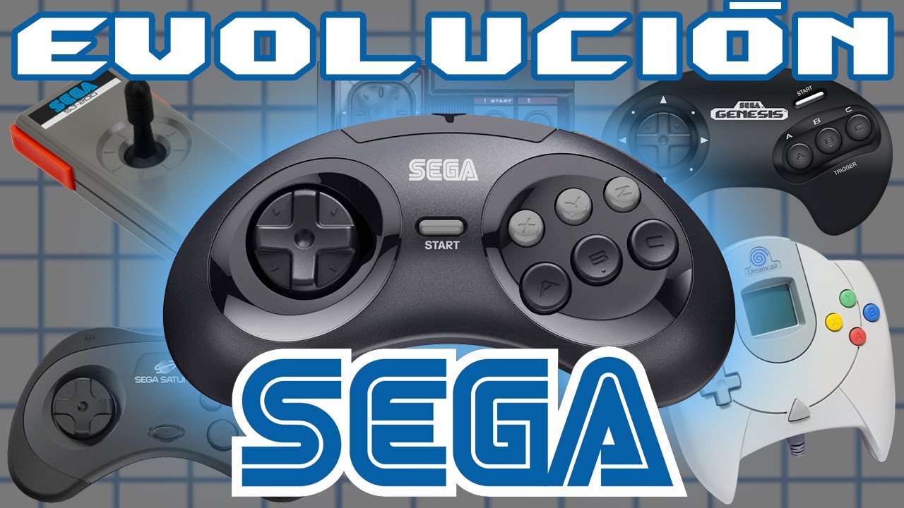 LA EVOLUCIÓN DE LOS 🎮 CONTROLES EN SEGA - Sg-1000 | Master System | Genesis | Saturn | Dreamcast