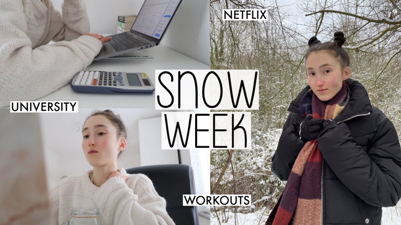 PRODUCTIVE SNOW WEEK IN MY LIFE