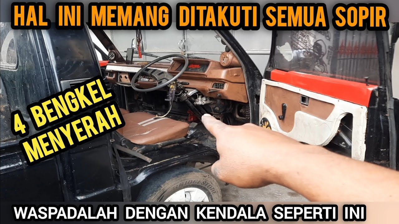 4 BENGKEL MENYERAH😱‼️MEMANG SULIT MENGATASI KENDALA SEPERTI INI(mesin mobil susah hidup L300 diesel)