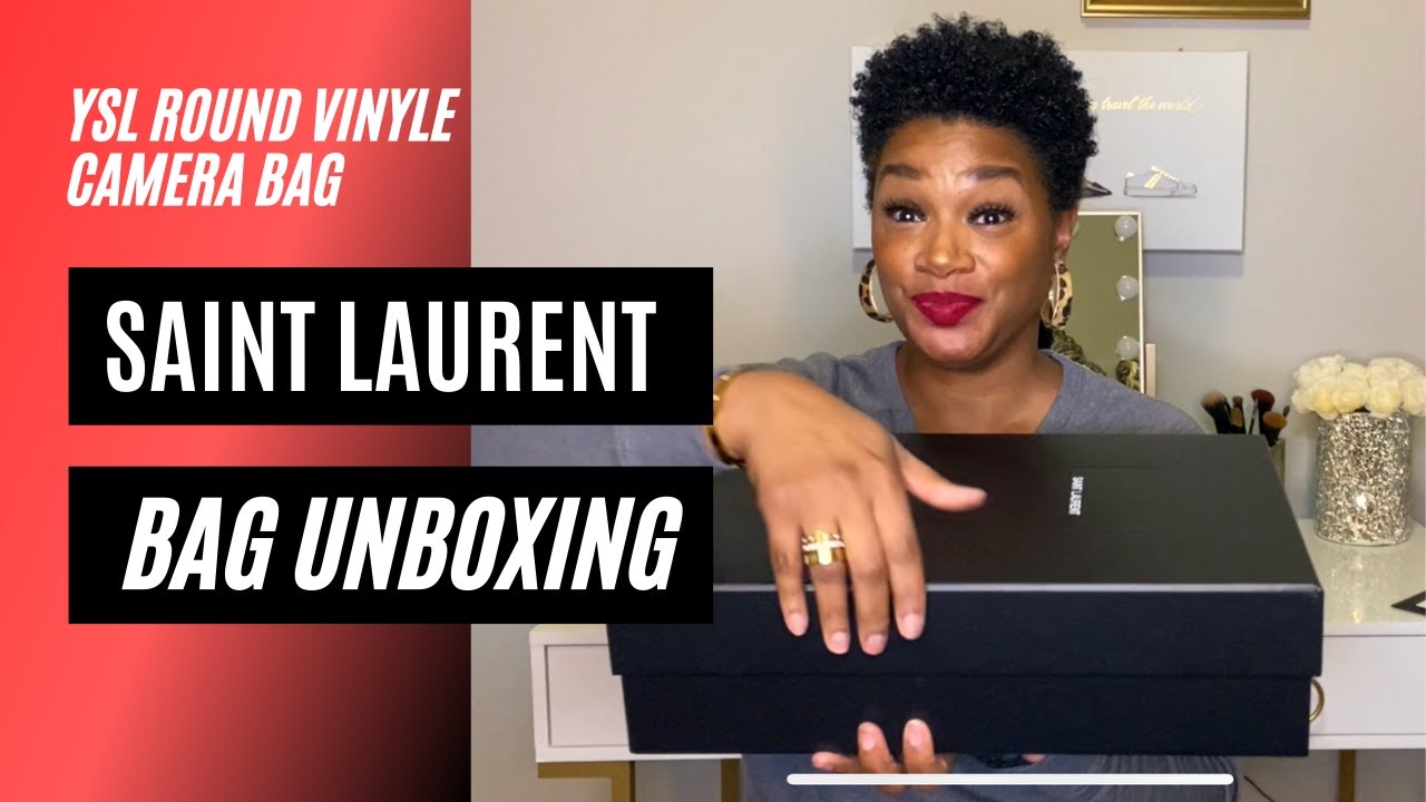 Saint Laurent Vinyle Round Camera Bag Unboxing and Review