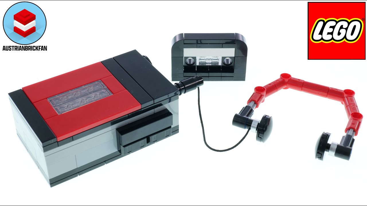 Сборный кассетный плеер LEGO для скоростной сборки