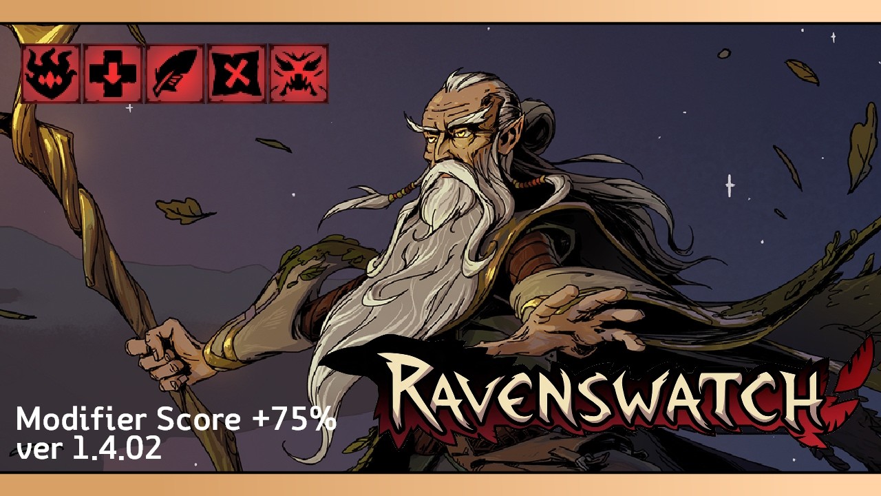 멀린 모디파이어5 챌린지 (1.4.02ver) | Ravenswatch