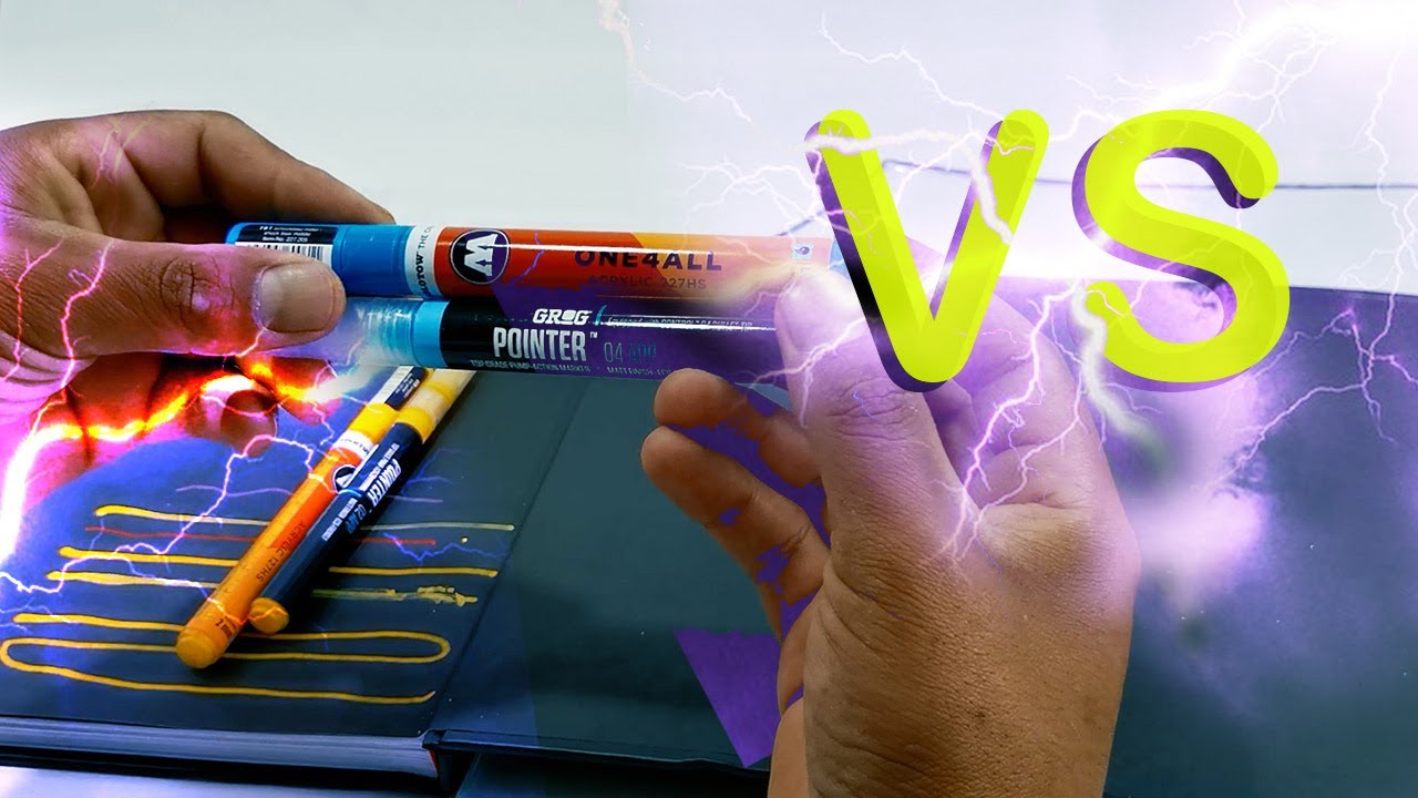 Pointer Grog VS One4All Molotow