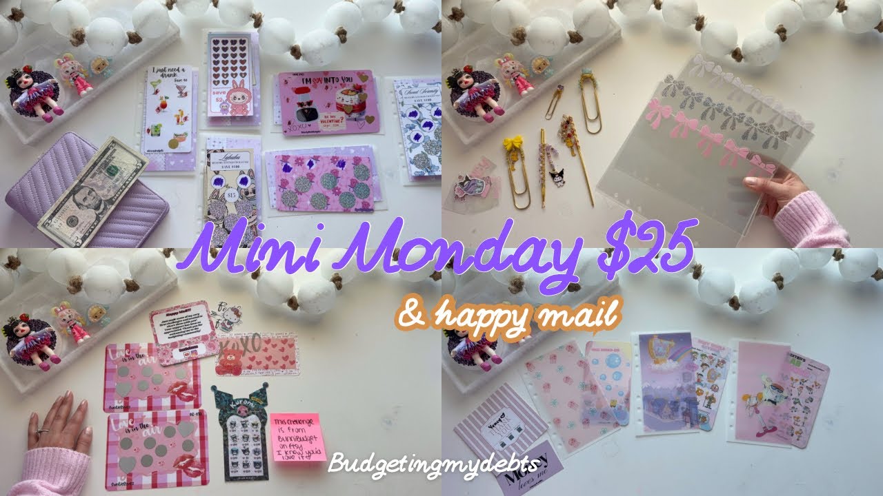 Mini Monday $25 : Saving Challenges & Happy Mail ✨👀