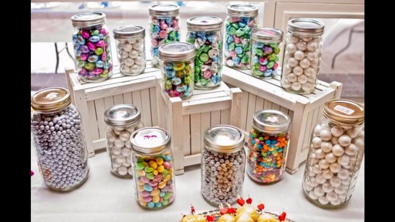 Candy bar ideas decoraci&oacute;n de la boda