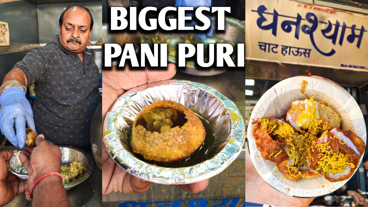 INDORE BIGGEST PANI PURI  Rs. 15/- Only |ऐसी पानी पूरी कहीं और नहीं मिलती | Indore Street Food