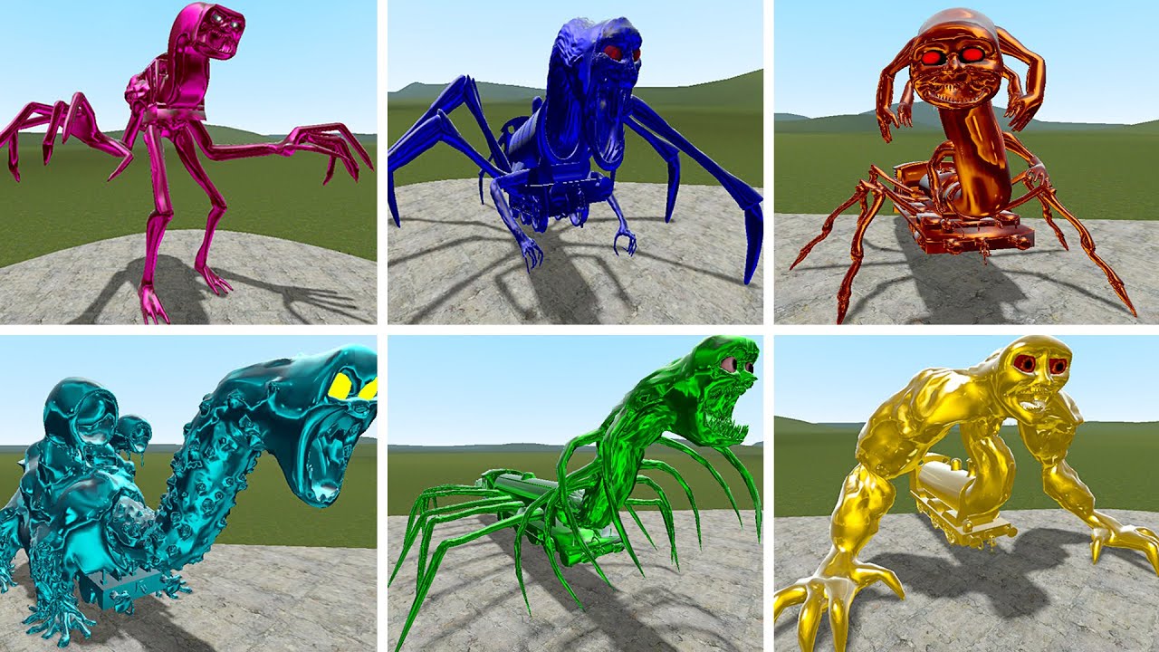 NEW ALL ELEMENTS & COLORS CURSED THOMAS AND FRIENDS, DOUGLAS AND OTHERS In Garry's Mod!