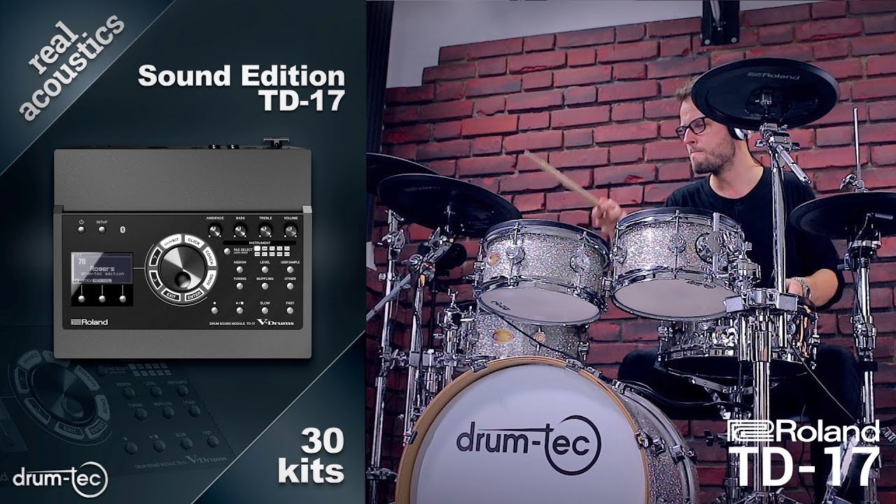 Roland TD-17 Real Acoustics Sound Edition: Custom kits by drum-tec