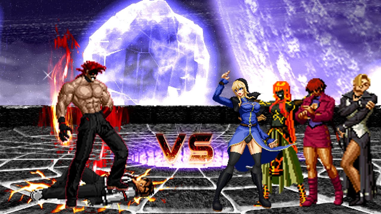 [KOF Mugen] Rugal-Neo Vs Súper Women Boss Team | 🔥Epic Battle