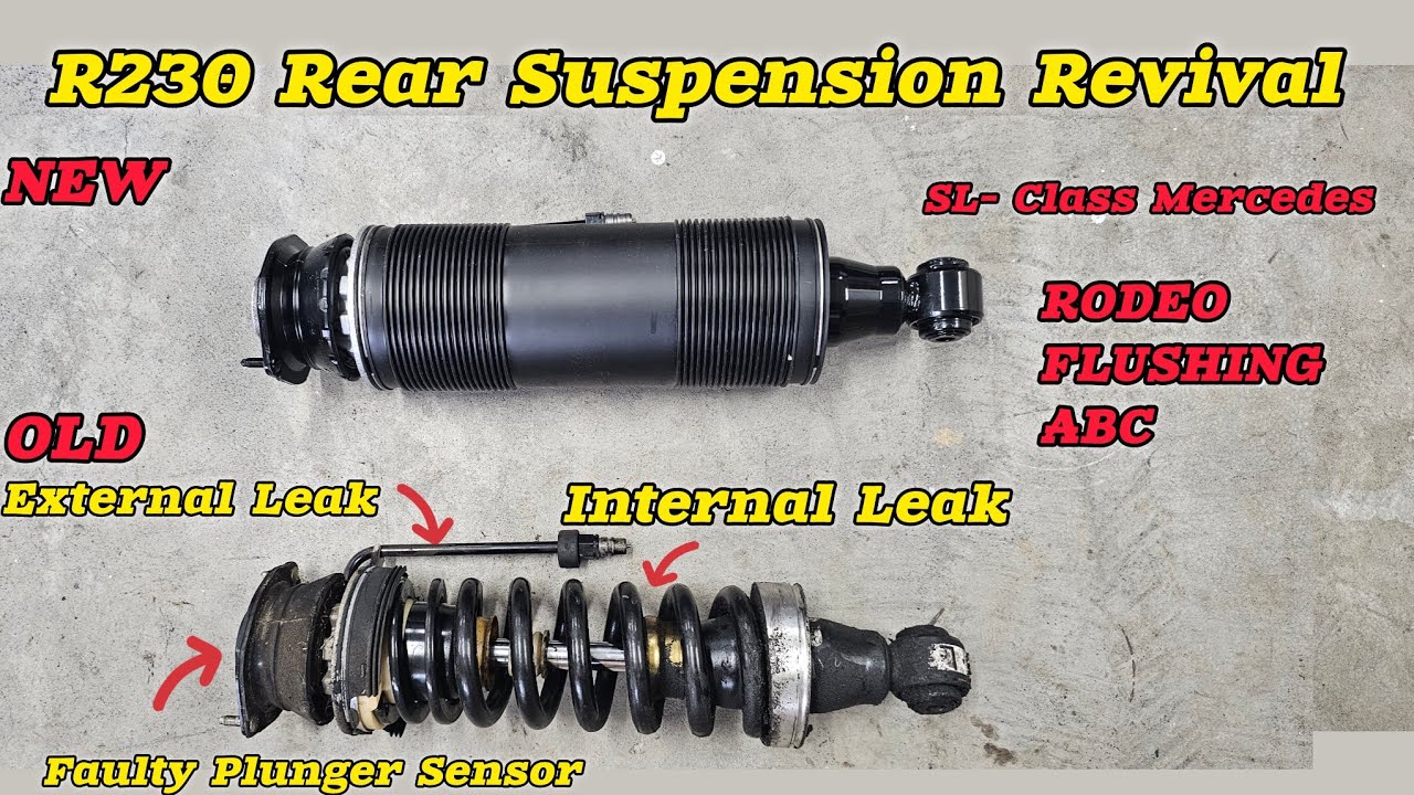 Rear ABC Suspension Revival Project: SL500 - R230 Mercedes 