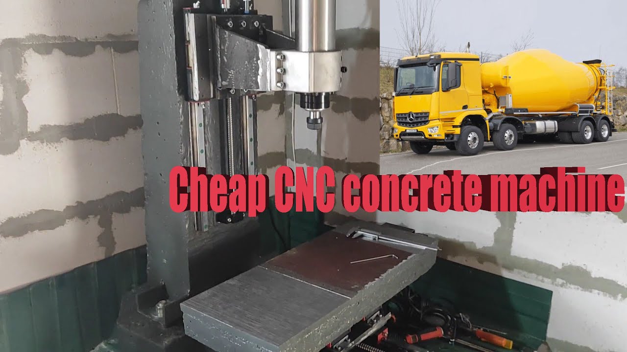 Small concrete cnc machine.