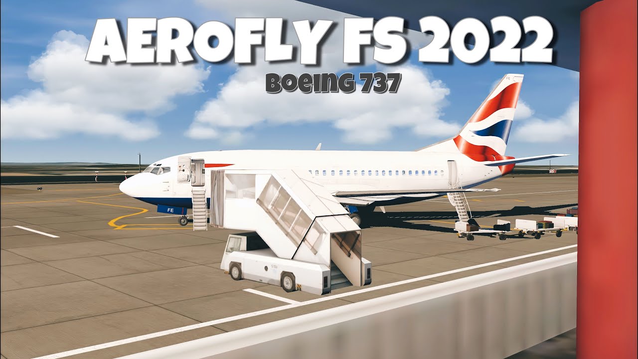AEROFLY FS 2022 Full Flight Nice to London City - Boeing 737