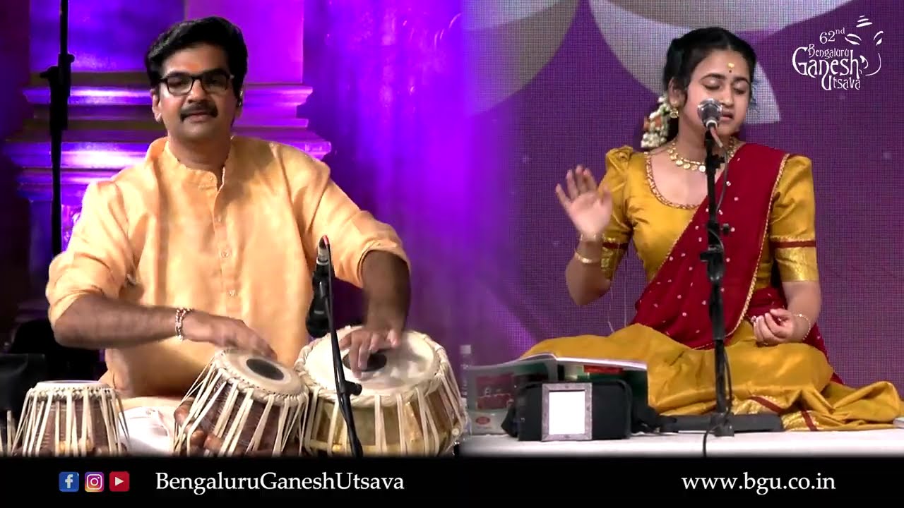PANDHARICHA BHOOT MOTHE | Soorya Gayathri | Bhakti Sangeetha | 62nd Bengaluru Ganesh Utsava 2024