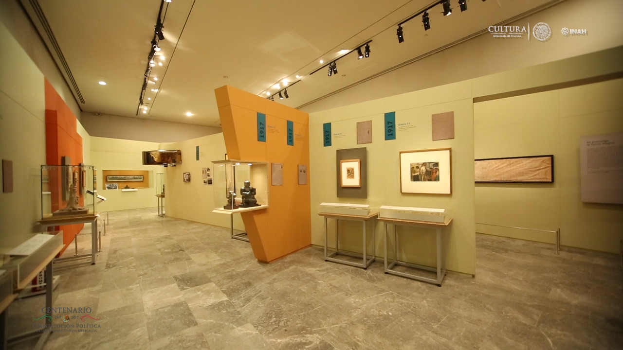 100 d&iacute;as que hicieron al M&eacute;xico moderno. Museograf&iacute;a