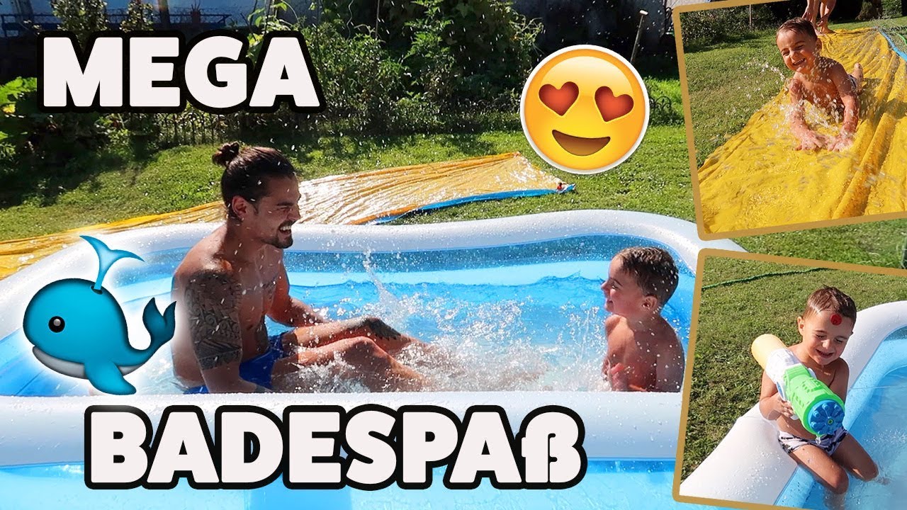 MEGA BADESPAß und ACTION im GARTEN ☀️💦🐳| daily VLOG TBATB