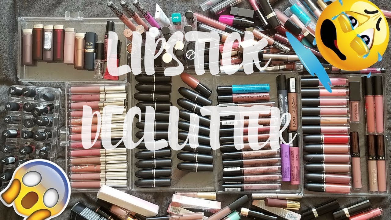 LIPSTICK COLLECTION DECLUTTER 😭