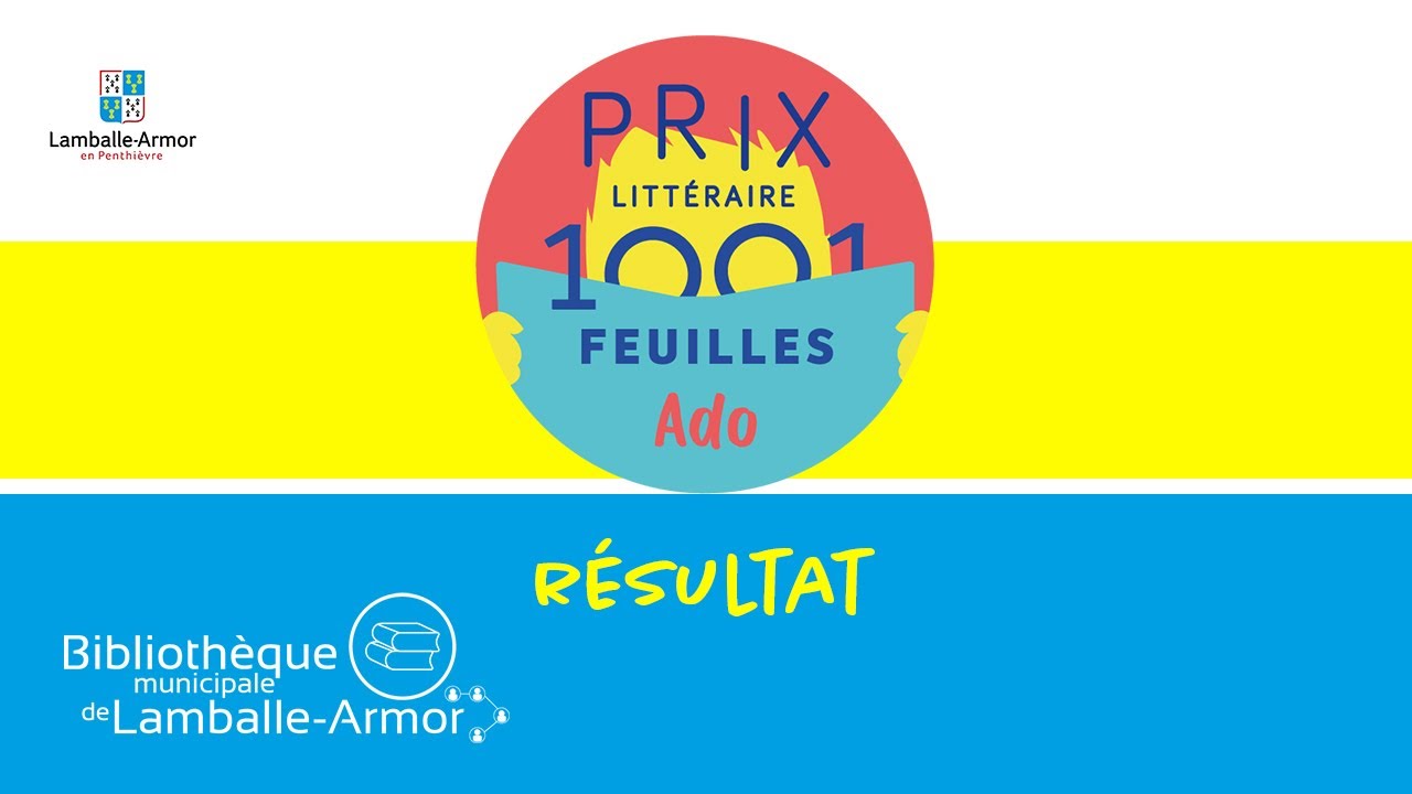 Résultat Prix littéraire 1001 Feuilles ado 2021