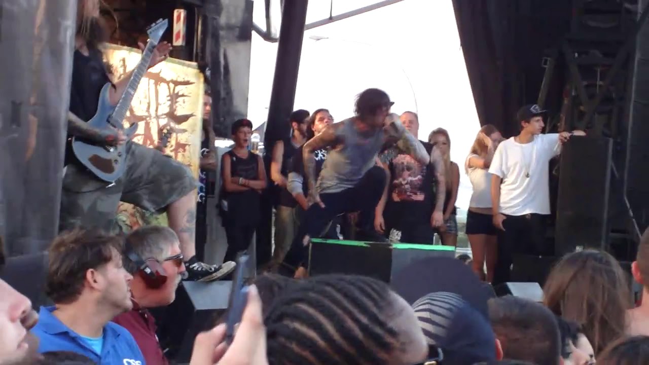 Suicide Silence - Unanswered @ Warped Tour 2010