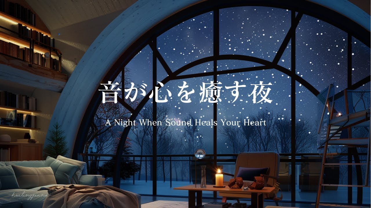 【癒しのピアノBGM】音が心を癒す夜 |A night when sound heals the heart