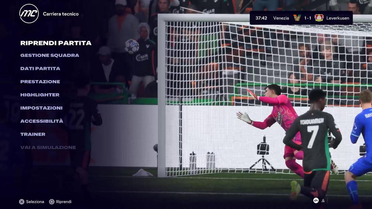 Carriera allenatore Venezia stagione 7 Fc26