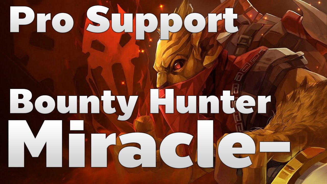 Miracle- Pro Bounty Hunter Support Ranked Match - Dota 2 RedArchon
