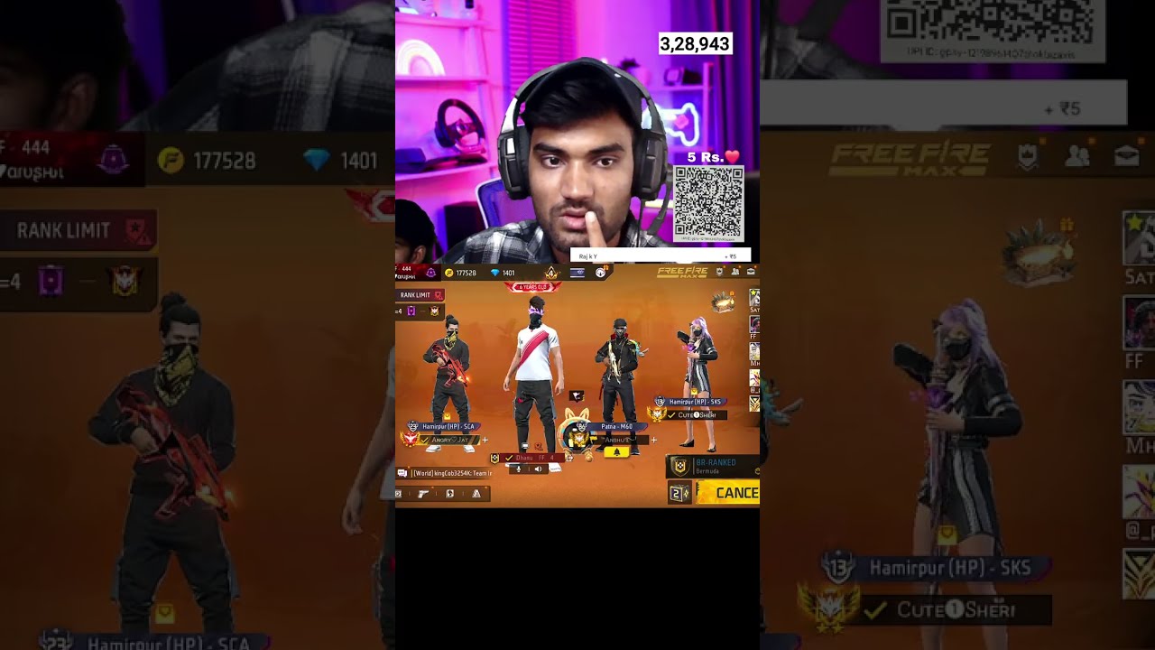 Dhanu is live playing with subs fun custom #fflive #shortslive #shortsfeed #shorts #totalgaming