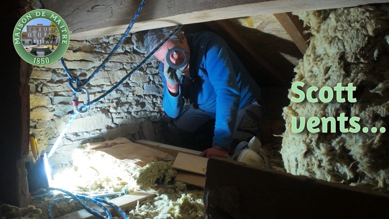 Stealing heat from the stairwell to heat our water...