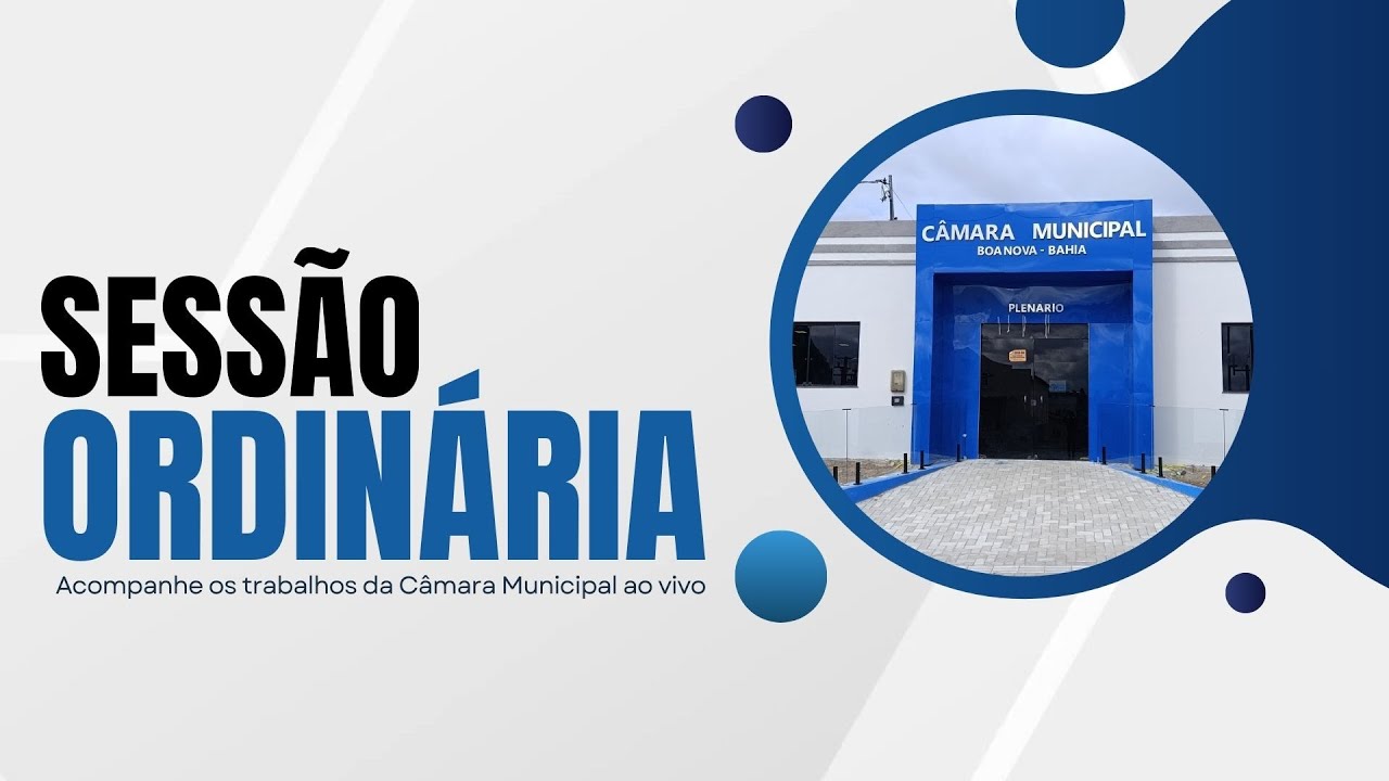 17ª Sessão Ordinária do 2º Período do Legislativo 2025, da Câmara Municipal de Boa Nova