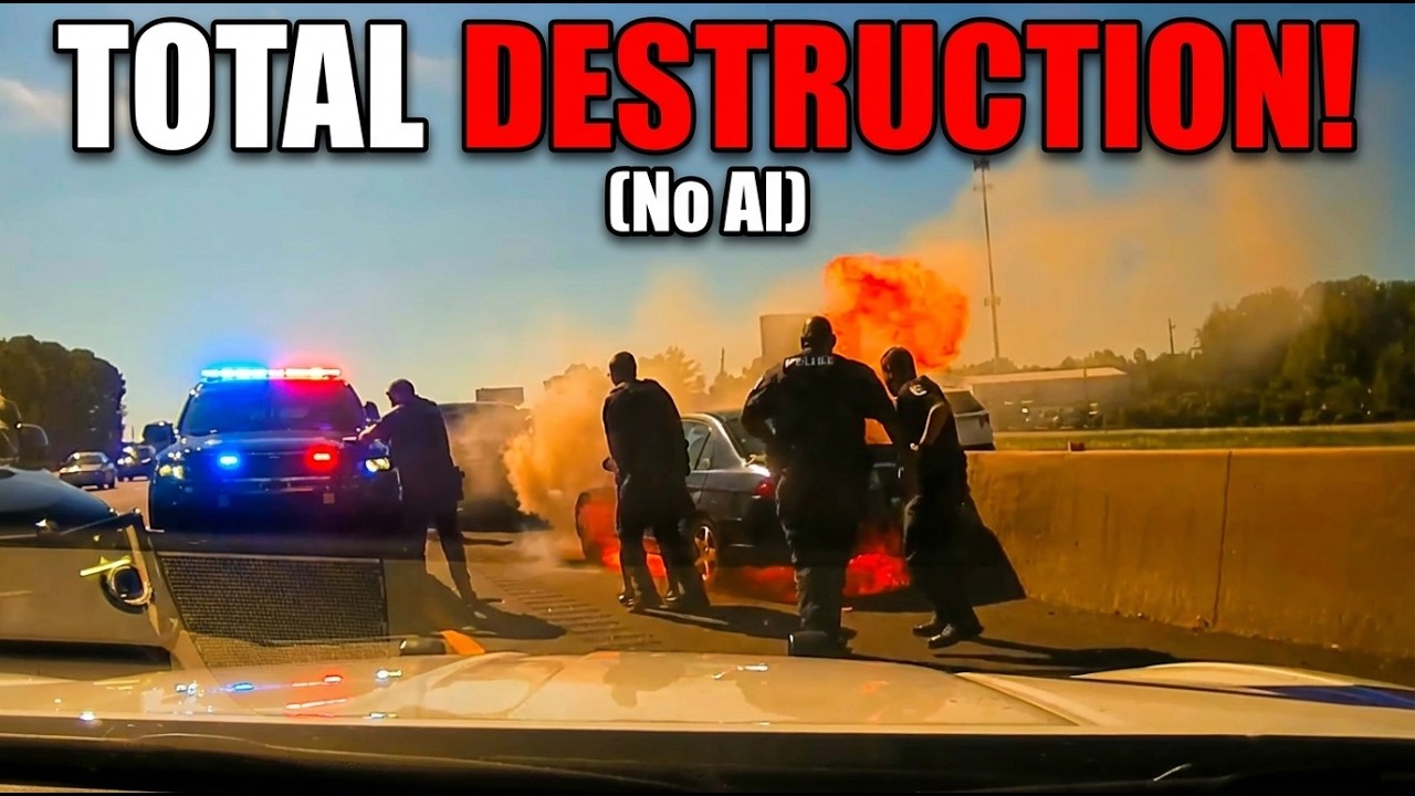 Dragged From the Flames! | INSANE POLICE PURSUITS