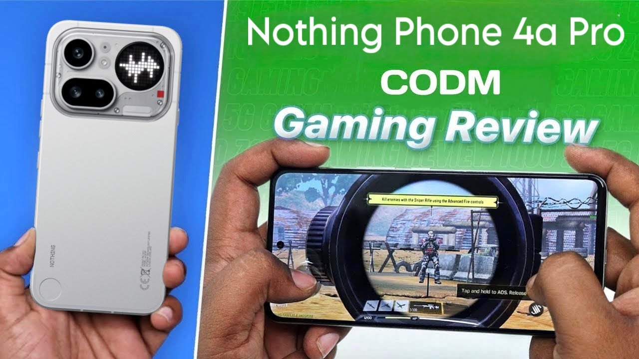Nothing Phone 4a Pro Codm Test | Nothing Phone 4a Pro Gaming Test | Nothing Phone 4a Pro | 