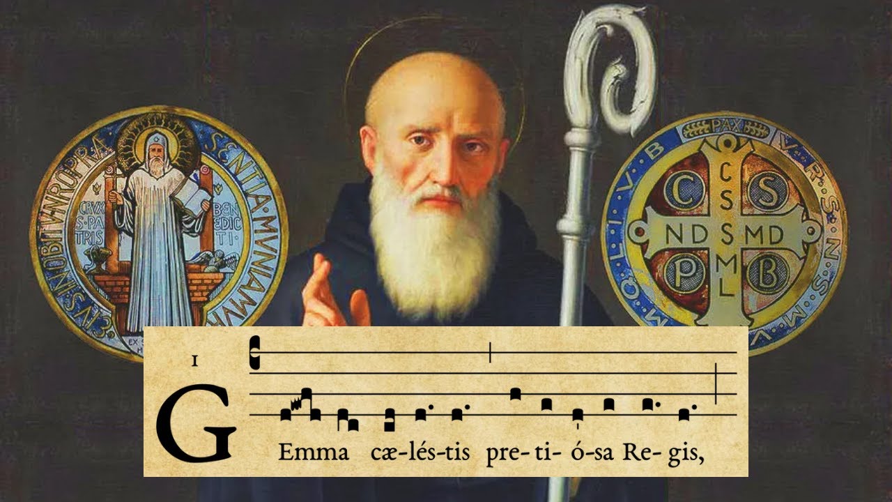 Hymn: Gemma Caelestis - Gregorian Chant | feast of St Benedict