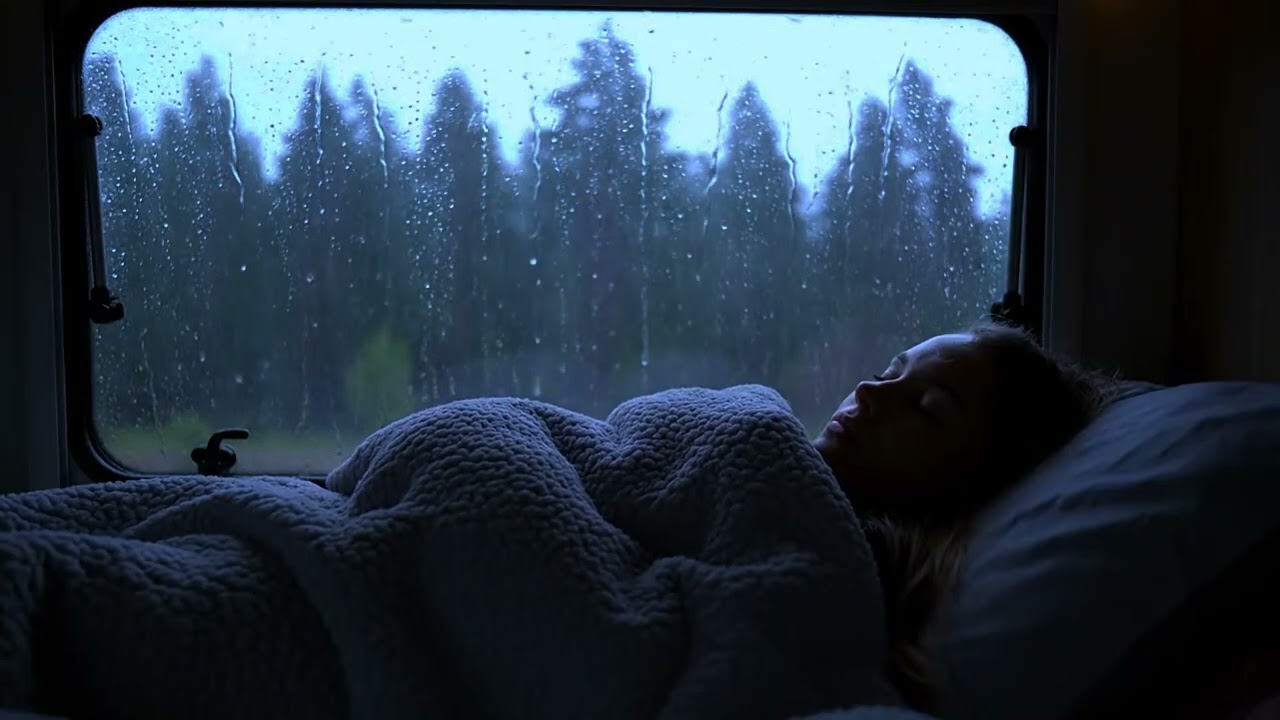 Relaxing Storm Ambience with Thunder and Rainfall for Deep Rest