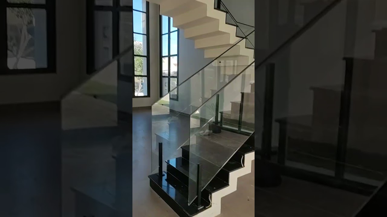 Guarda corpo na torre de inox . obra finalizada 🙌