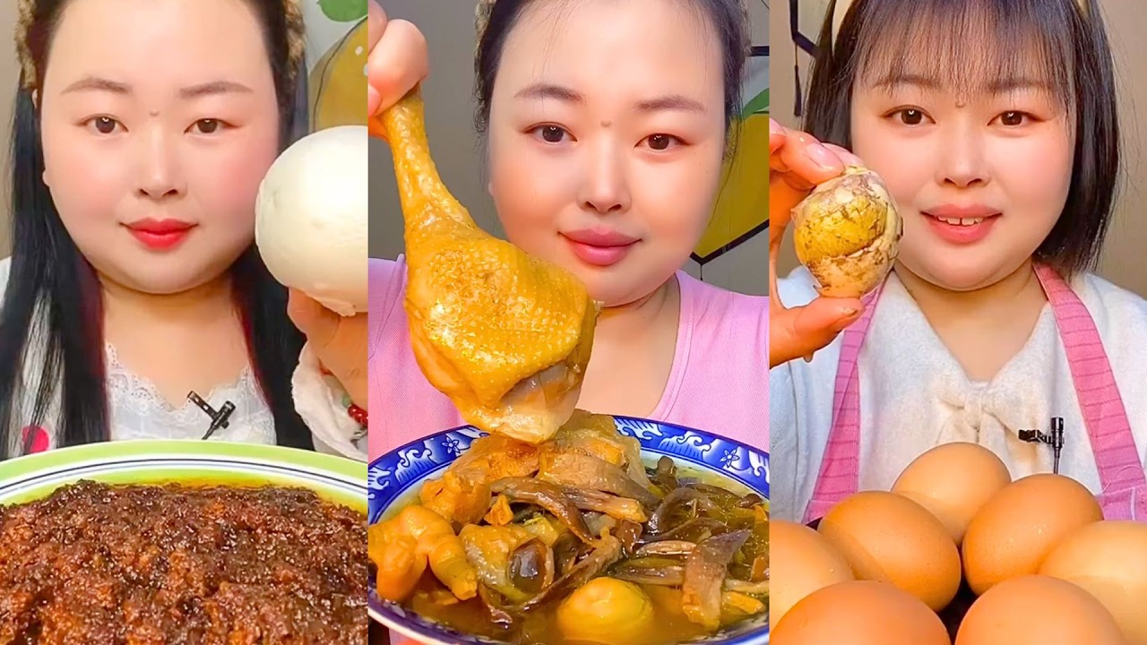 Braised Chicken Leg, Steamed Bun, and Marinated Egg Feast