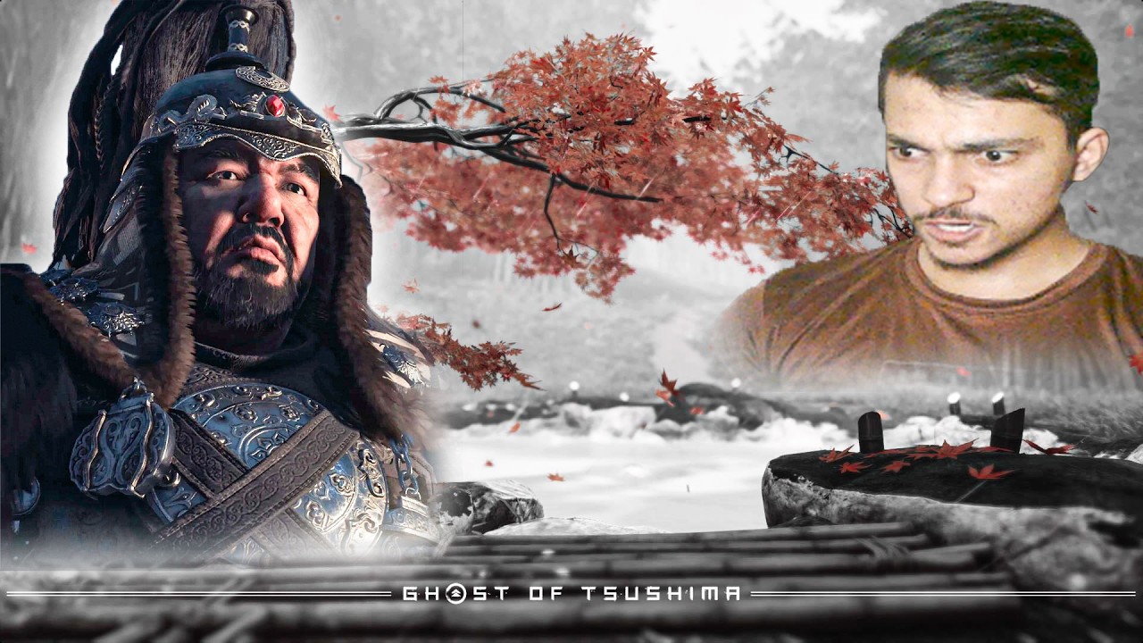 GHOST OF TSUSHIMA🥷 - KHOTUN KHAN BOSS FIGHT 😱- ( HARD MODE ) Live 🔴