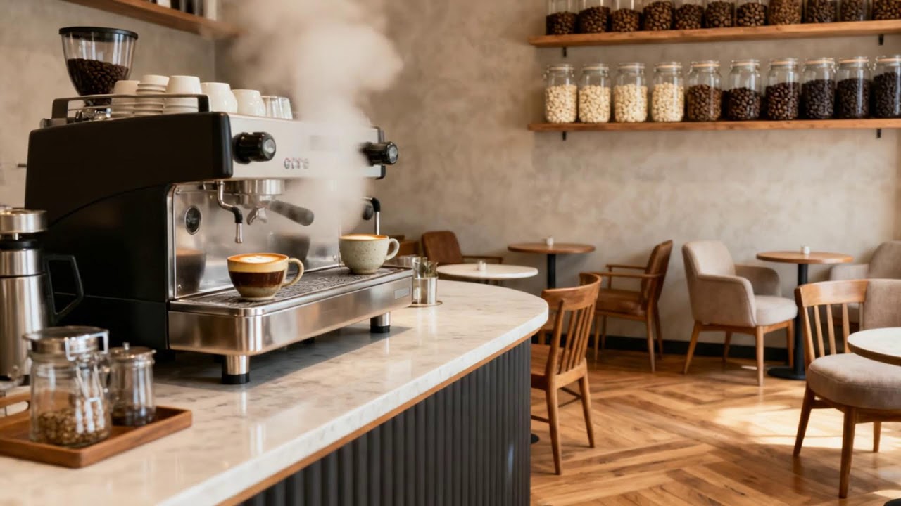 커피 한 잔에 담긴 봄의 고요 ☕🌸